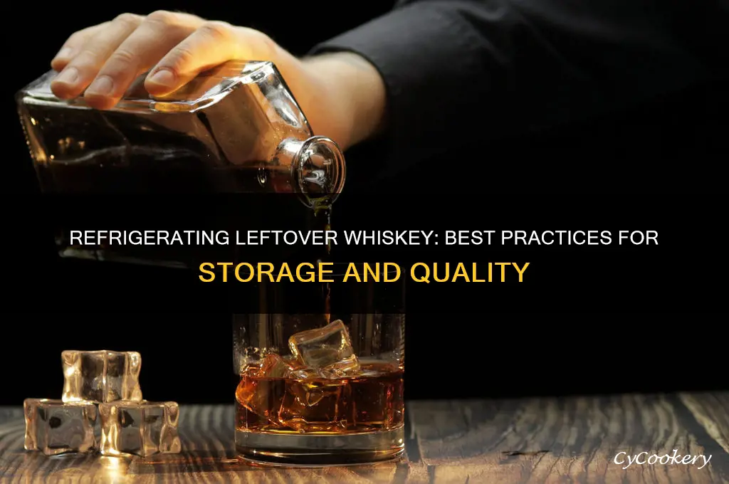 can i refrigerate leftover whiskey