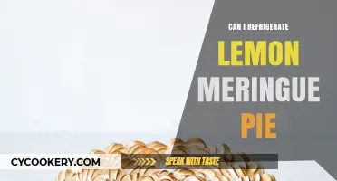 Refrigerating Lemon Meringue Pie: Best Practices for Freshness and Texture