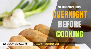 Refrigerating Lumpia Overnight: Tips for Perfectly Cooked Spring Rolls