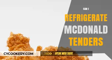 Refrigerating McDonald's Tenders: Best Practices for Freshness and Safety