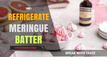 Refrigerating Meringue Batter: Tips, Tricks, and Best Practices