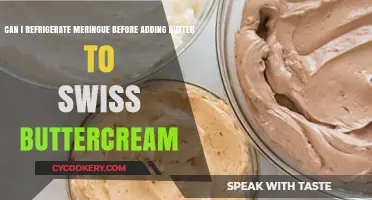 Refrigerating Meringue for Swiss Buttercream: A Pre-Butter Cooling Guide