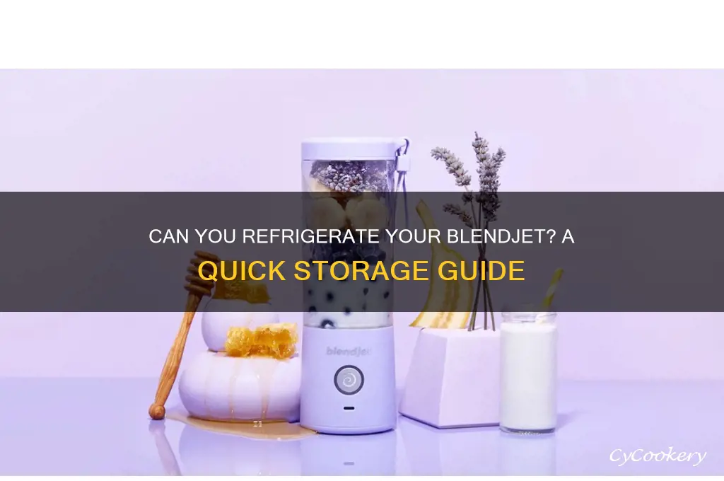can i refrigerate my blendjet