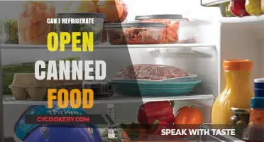 Refrigerating Open Canned Food: Safety Tips and Best Practices