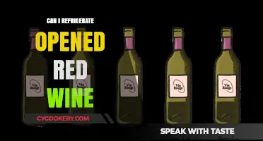 Refrigerating Opened Red Wine: Tips for Preserving Flavor and Quality