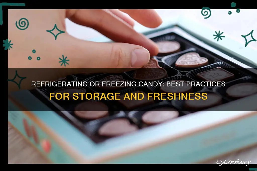 can i refrigerate or freeze candy