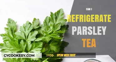 Refrigerating Parsley Tea: Tips for Storage and Freshness