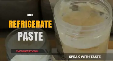 Refrigerating Paste: Best Practices for Freshness and Safety