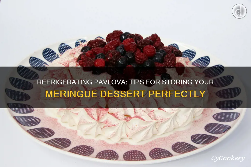 can i refrigerate pavlova