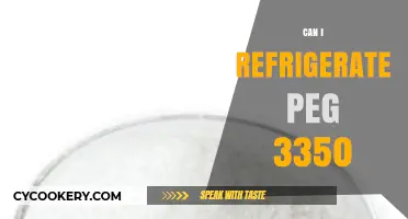Refrigerating PEG 3350: Best Practices for Storage and Effectiveness
