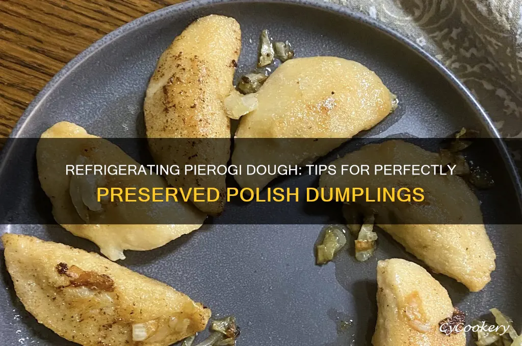 can i refrigerate pierogi dough
