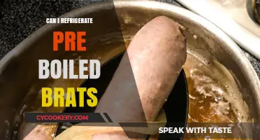 Refrigerating Pre-Boiled Brats: Tips for Safe Storage and Reheating