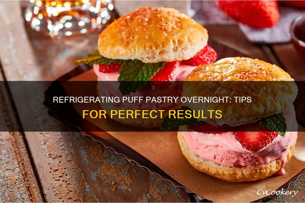 can i refrigerate puff pastry overnight