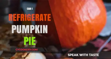 Refrigerating Pumpkin Pie: Best Practices for Freshness and Safety