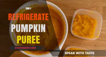 Refrigerating Pumpkin Puree: Tips for Freshness and Storage Success