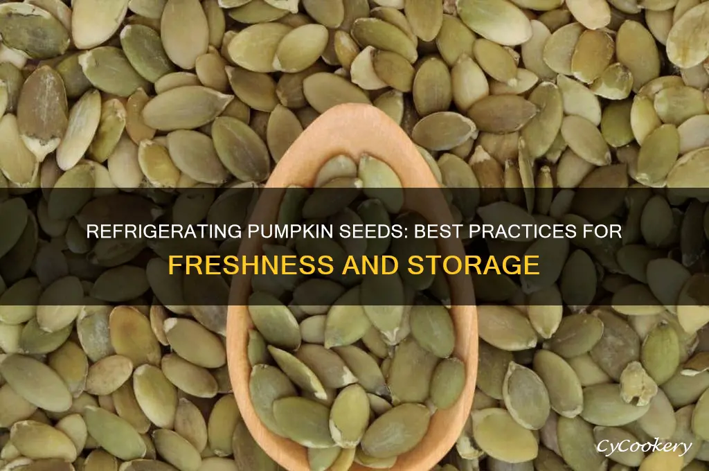 can i refrigerate pumpkin seeds