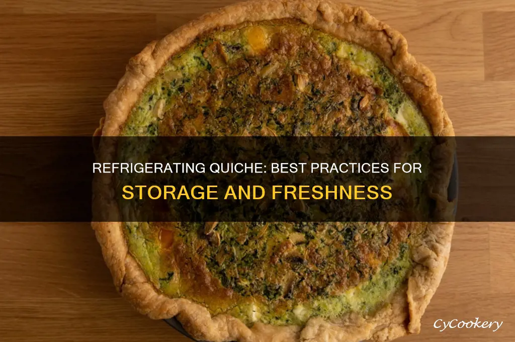 can i refrigerate quiche