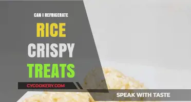 Refrigerating Rice Crispy Treats: Best Practices for Freshness and Texture