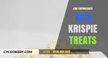 Refrigerating Rice Krispie Treats: Best Practices for Freshness and Texture