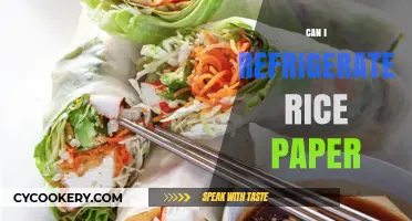 Can You Refrigerate Rice Paper? Storage Tips and Best Practices