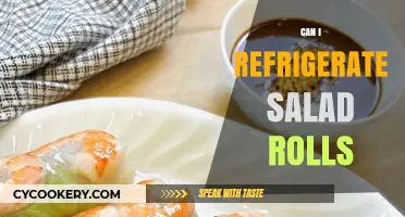 Refrigerating Salad Rolls: Tips for Freshness and Storage Best Practices