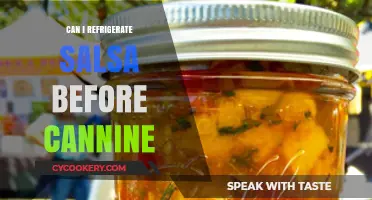 Refrigerating Salsa Before Canning: Safety Tips and Best Practices
