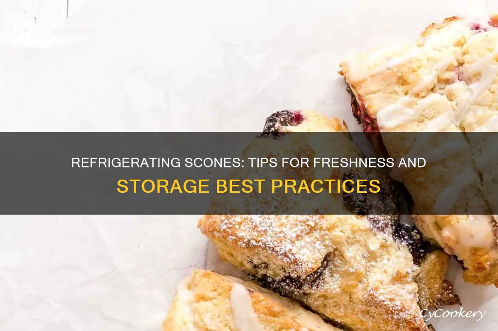 can i refrigerate scones