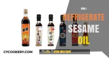 Refrigerating Sesame Oil: Best Practices for Freshness and Flavor