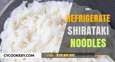 Refrigerating Shirataki Noodles: Best Practices for Freshness and Storage