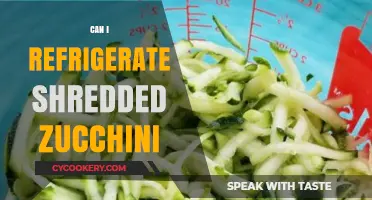 Refrigerating Shredded Zucchini: Tips for Freshness and Storage