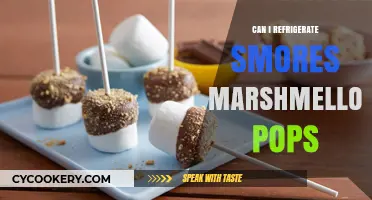 Refrigerating S'mores Marshmallow Pops: Tips for Storage and Freshness