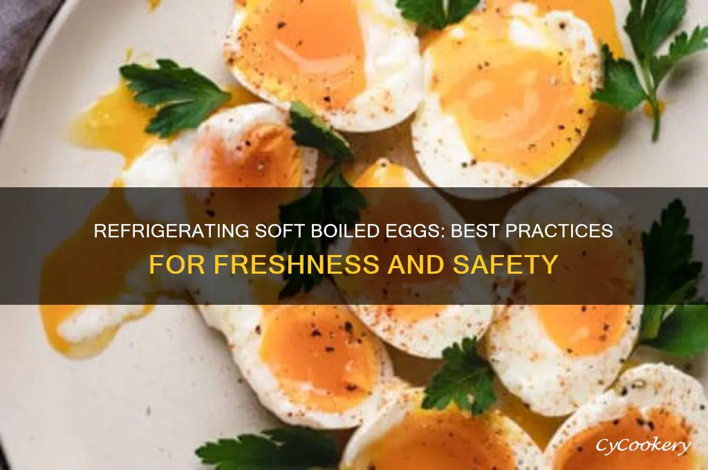 can i refrigerate soft boiled eggs