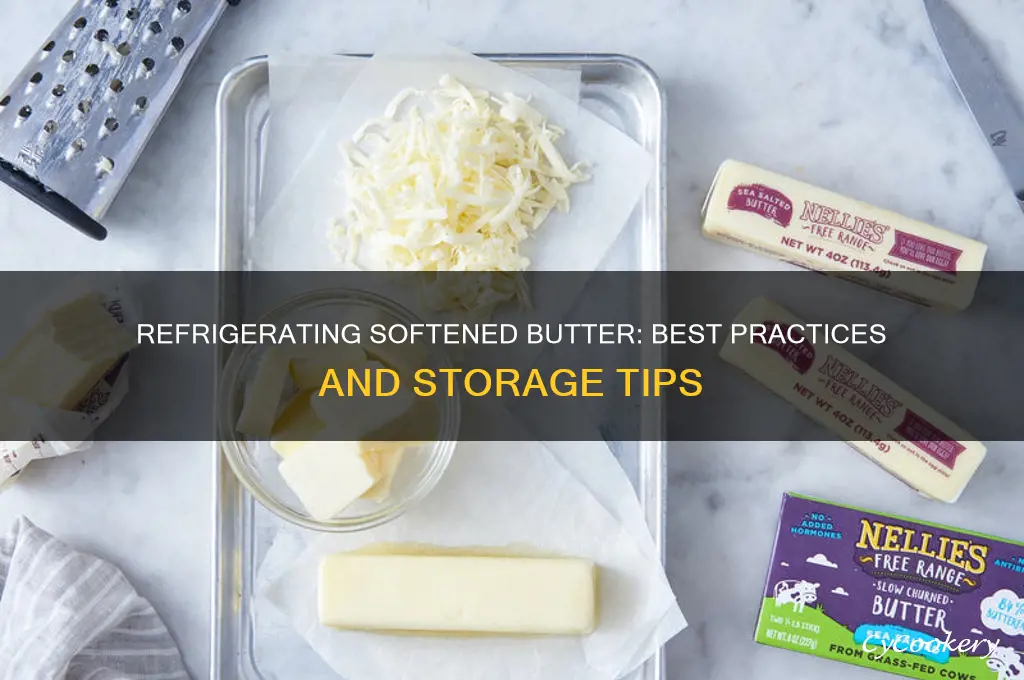 can i refrigerate softened butter