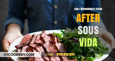 Refrigerating Steak Post Sous Vide: Best Practices for Safe Storage
