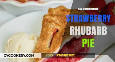 Refrigerating Strawberry Rhubarb Pie: Best Practices for Freshness and Flavor