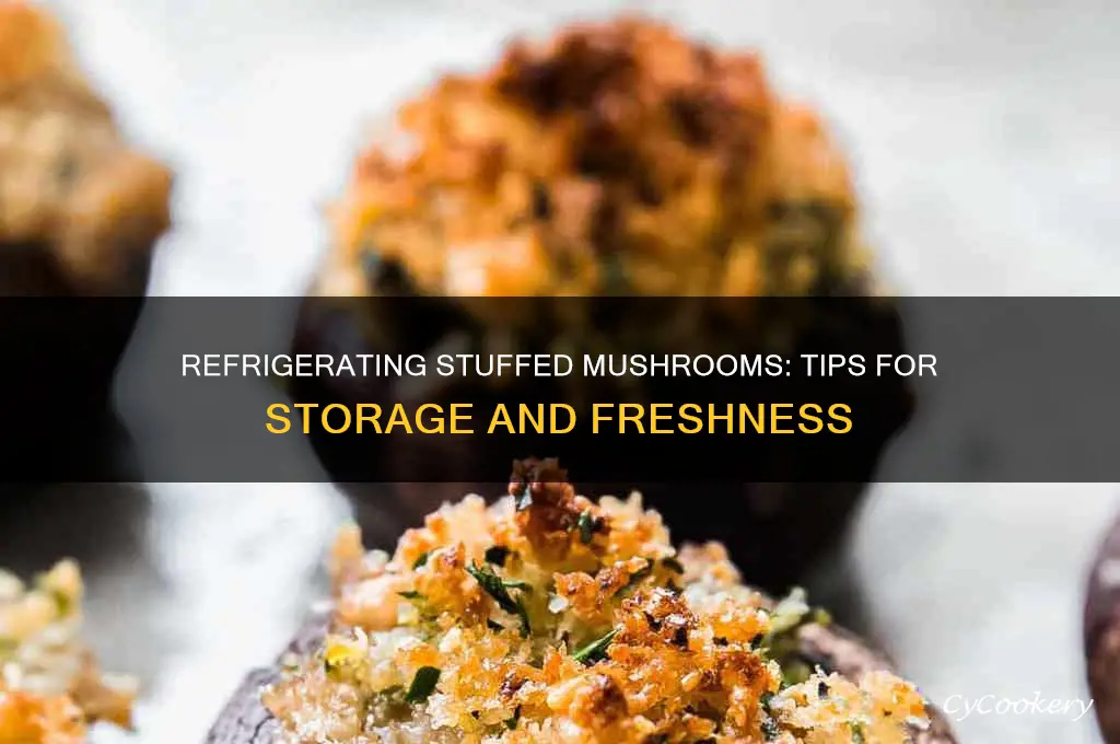 can i refrigerate stuffed mushrooms