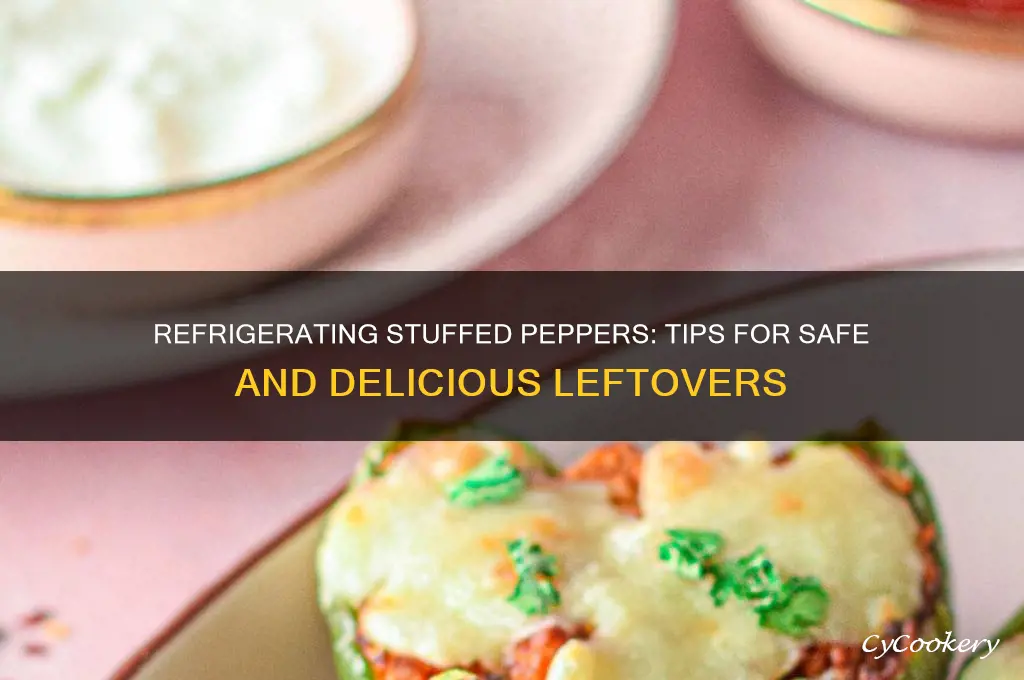 can i refrigerate stuffed peppers