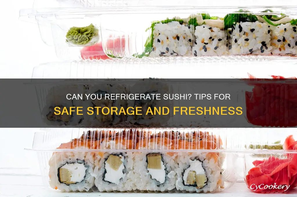 can i refrigerate sushi