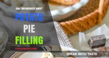 Refrigerating Sweet Potato Pie Filling: Tips for Freshness and Flavor
