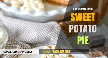 Refrigerating Sweet Potato Pie: Tips for Freshness and Flavor Preservation
