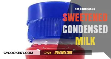 Refrigerating Sweetened Condensed Milk: Best Practices and Storage Tips