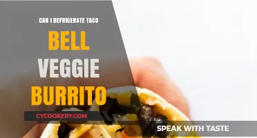 Refrigerating Taco Bell Veggie Burritos: Tips for Freshness and Safety