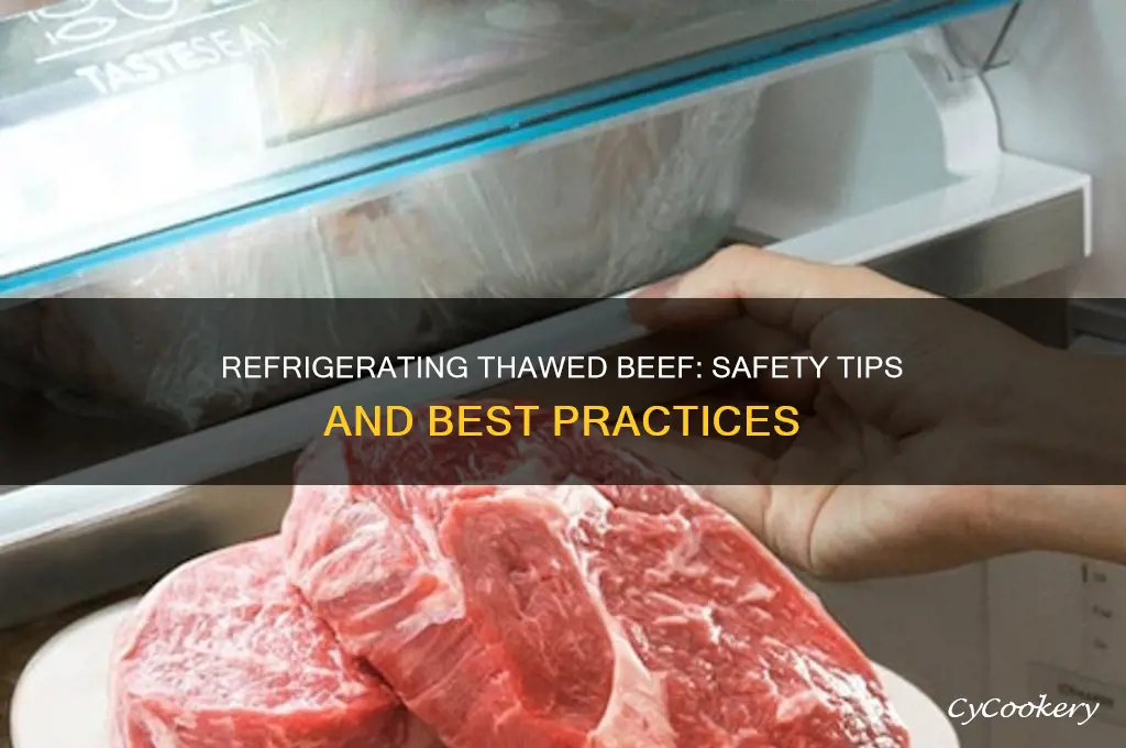 can i refrigerate thawed beef