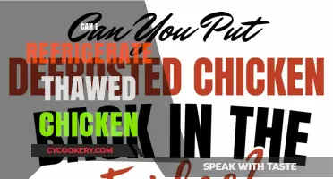 Refrigerating Thawed Chicken: Safe Practices and Storage Tips