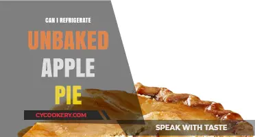 Refrigerating Unbaked Apple Pie: Tips for Perfect Crust and Filling
