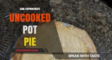 Refrigerating Uncooked Pot Pie: Tips for Safe Storage and Prep