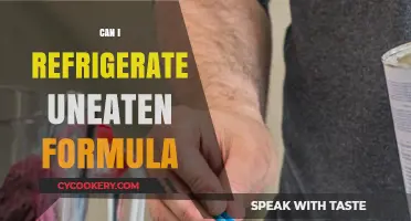 Refrigerating Uneaten Formula: Safety Tips and Best Practices for Parents