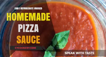 Refrigerating Homemade Pizza Sauce: Tips for Freshness and Storage