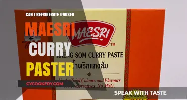 Refrigerating Maesri Curry Paste: Tips for Storing Unused Portions