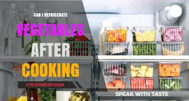 Refrigerating Cooked Vegetables: Best Practices for Freshness and Safety